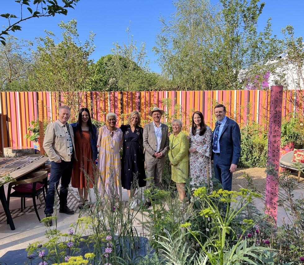 rhs chelsea flower show 2024 presenters and experts ,toby buckland, frances tophill, arit anderson, sophie raworth, joe swift, carol klein, rachel de thame, adam frost