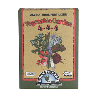 A pack of all natural vegetable garden fertilizer