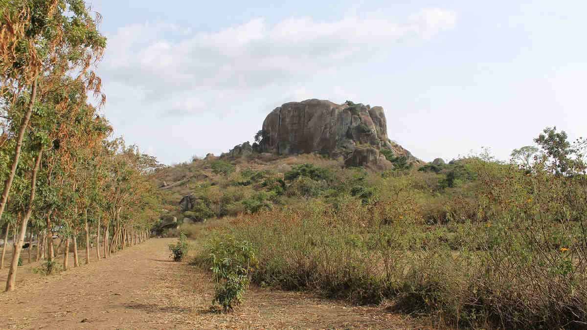 Rocky outcrop in east africa