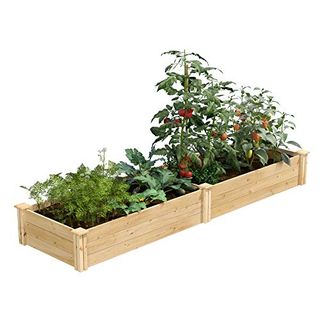 Greenes Fence 2 Ft. X 8 Ft. X 10.5 in Raised Garden Kit, Cedar